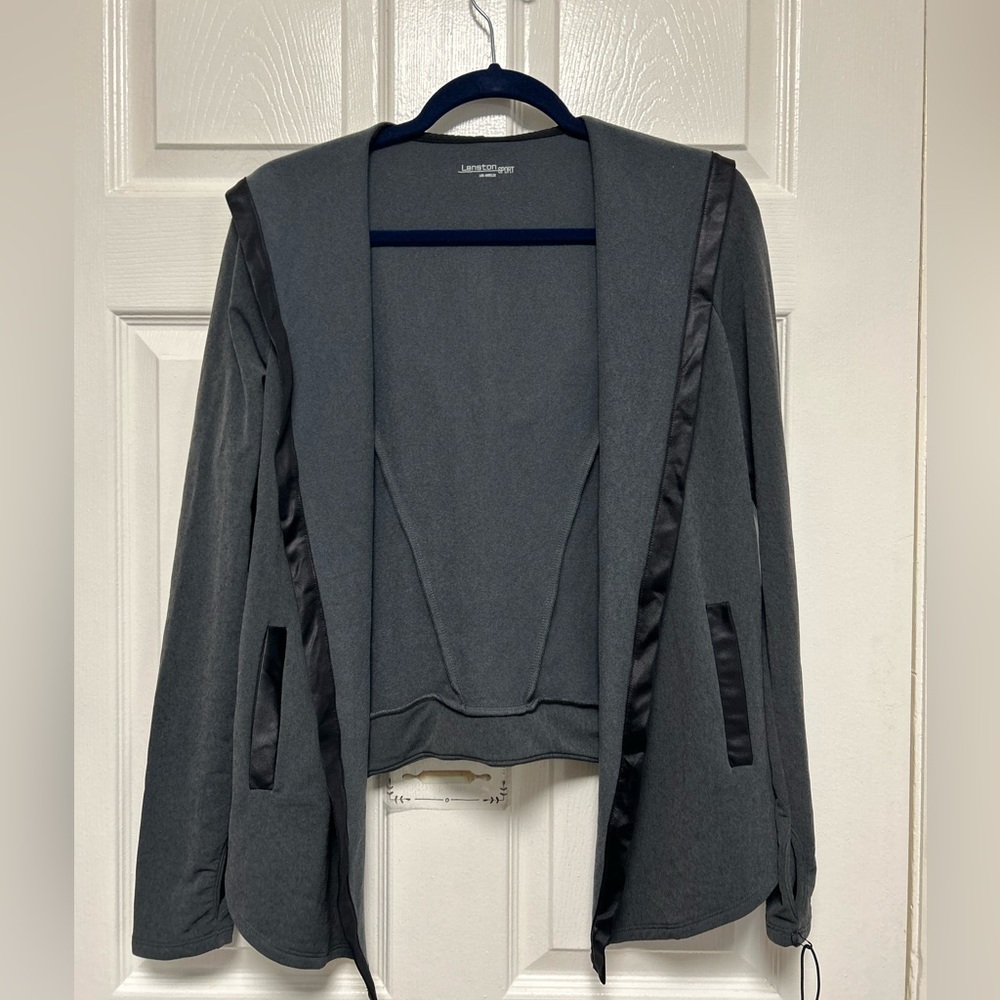Lanston Sports LA Open Hooded Cardigan Size Small NWT